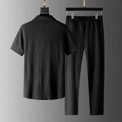 Mens Matching Set, Cotton Two Piece Set