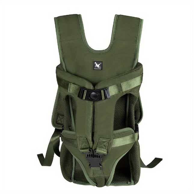 Dog Backpack Carrier, Front Dog Carrier Backpack for Small and Medium Dogs, Pet Carrier with Breathable Mesh for Hiking_01