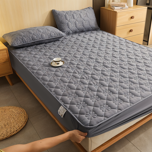 SOFTLURE | Moisture-Wicking Cotton-Polyester Bedding Set for All-Season Comfort 0