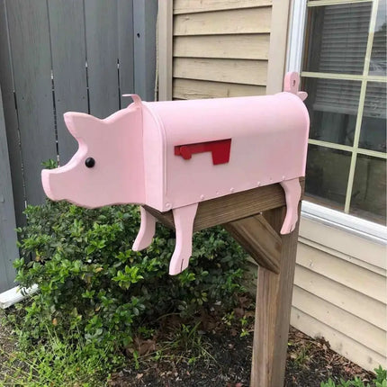 Metal Mailbox, Unique Decorative Mailbox for Garden Decor – image 4