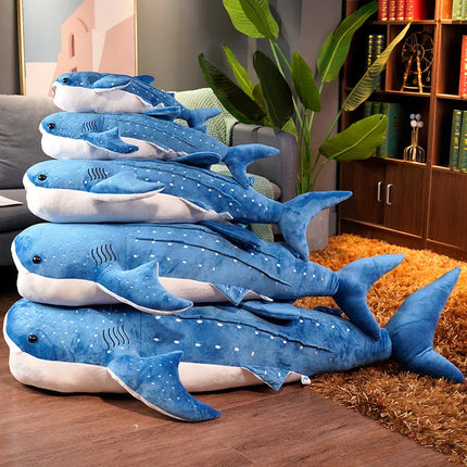 Whale Shark Stuffed Animal, Shark Plush Toy for Kids, Whale Shark Plushie, Soft Toy and Cuddle Pillow for Children