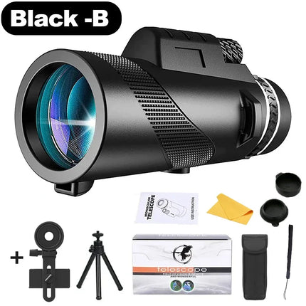 Monocular Telescope 80x, BAK4 Prism Compact Monocular for Hunting and Travel – image 16