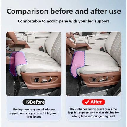 Car Seat Cushion with Leg Support, Car Accessories – image 4