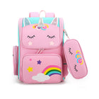 Kids Backpack, Unicorn Backpack with Matching Pencil Case, Primary School Bag for Kids