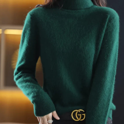 Cashmere Sweaters for Women, Slim Fit Knitted Sweater with Long Sleeves – image 11