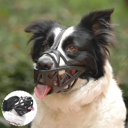 Soft Dog Muzzle for Biting and Barking, Breathable Muzzle for Dogs