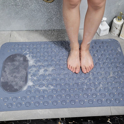 SafeGrip | Non-Slip Bath Mat with Built-in Foot Scrubber | Enhanced Safety and Hygiene for a Secure Shower Experience 1