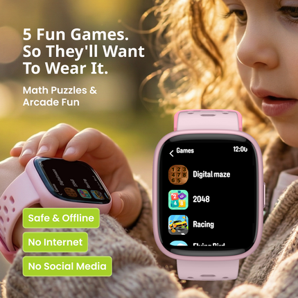 SafeWatch Kids | GPS Smartwatch for Kids with Health Tracking & Games | IP68 Waterproof for Active Lifestyle 8
