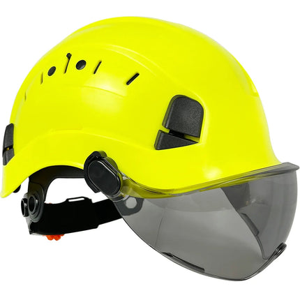 Safety Helmet | CE ABS Hard Hat with Integrated Goggles & Visor | Durable Protection for Industrial Use 4