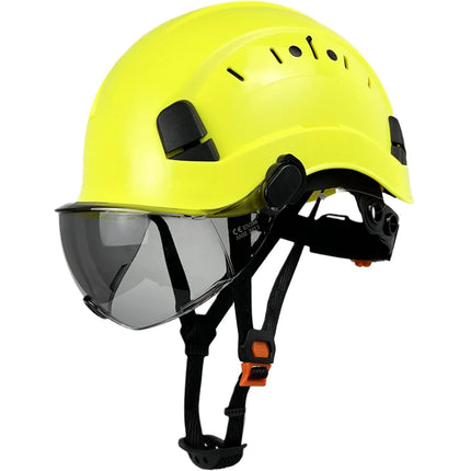 Safety Helmet | CE ABS Hard Hat with Integrated Goggles & Visor | Durable Protection for Industrial Use 6