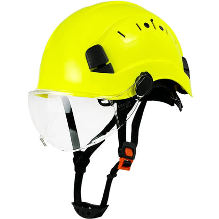 Safety Helmet | CE ABS Hard Hat with Integrated Goggles & Visor | Durable Protection for Industrial Use 8