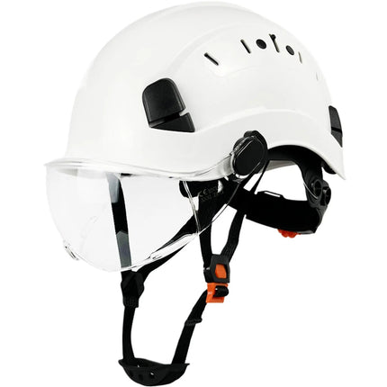 Safety Helmet | CE ABS Hard Hat with Integrated Goggles & Visor | Durable Protection for Industrial Use 9