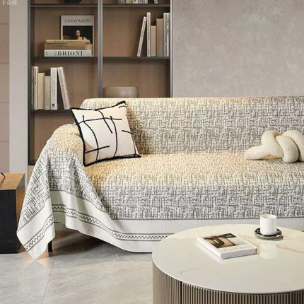 Sahara Sketch | Sofa Cover with Reversible Design & Breathable Microfiber | Lightweight Protection for Comfort and Style 3