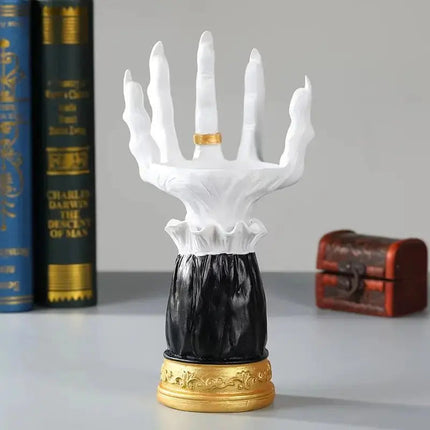 Witch Hand Candle Holder, Resin Witch Decor for Halloween Decorations