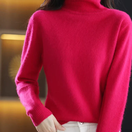Cashmere Sweaters for Women, 100% Cashmere Turtleneck Sweater – image 6