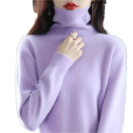 Cashmere Sweaters for Women, 100% Cashmere Turtleneck Sweater – image 14