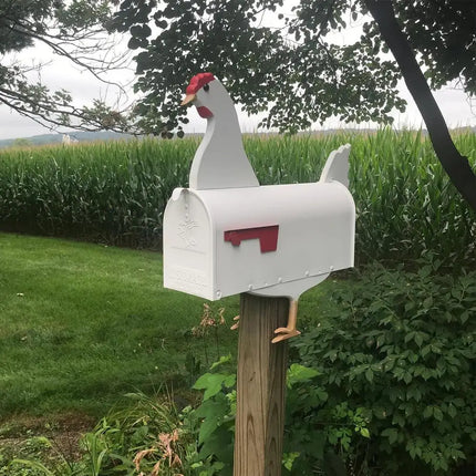 Metal Mailbox, Unique Decorative Mailbox for Garden Decor – image 7