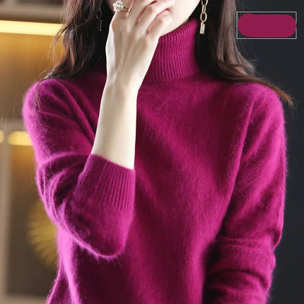 Womens Cashmere Sweater, Fitted Knit Sweater for Fall and Winter – image 12