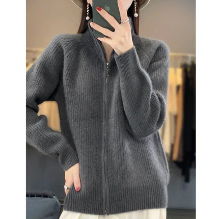 Wool Cardigan Sweaters for Women, Womens Wool Sweater – image 5