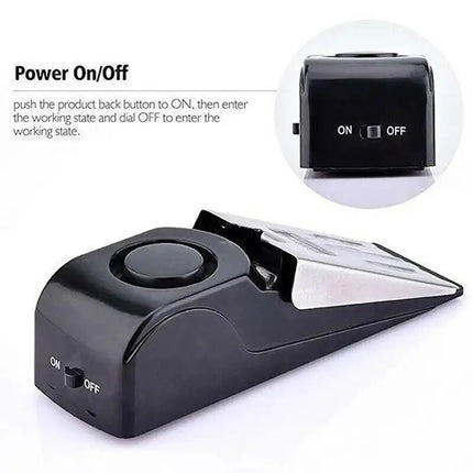 Door Stopper Alarm, Security Door Stopper Wedge for Home and Hotel Rooms – image 8