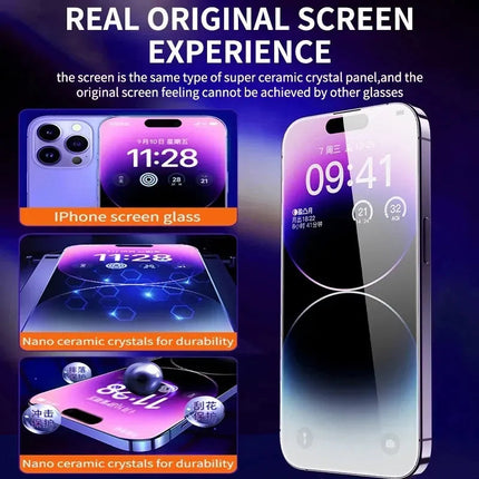 Privacy Screen Protectors 2 Pack, Tempered Glass Screen Protector for iPhone