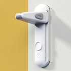Door Security Lock, Childproof Door Lock with Strong Adhesive, Door Lever Lock No Drill for Kids and Pets