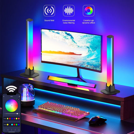 Smart LED Light Bars with App Control & Color Adjustment | Syncs with Music for Immersive Atmosphere