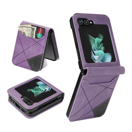 Phone Case for Samsung Galaxy Z Flip 3 4 5 6, Magnetic Flip Phone Case – image 7