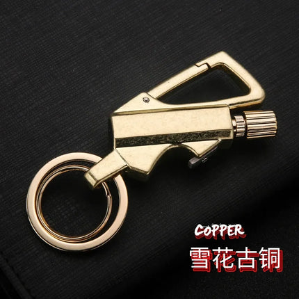 Refillable Lighter Keychain, Windproof Kerosene Oil Lighter for Everyday Carry – image 9