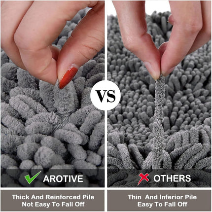 Non Slip Bath Mats for Bathroom, Soft Bathroom Mat for Shower and Tub