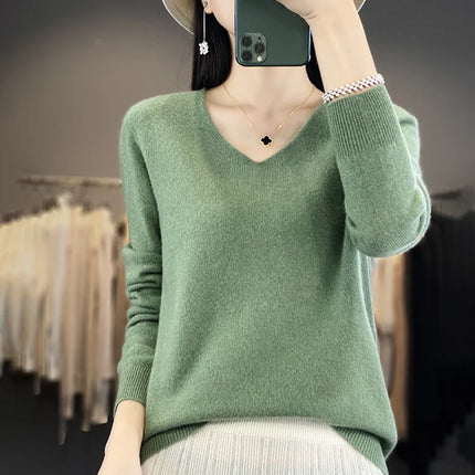 Womens Sweaters, Knit Sweater with Crew Neck