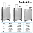 Luggage Covers for Suitcase, Clear Waterproof Suitcase Cover Protector 18 to 30 Inch, Travel Accessories
