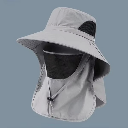 Sun Hat with Wide Brim and Neck Flap, Quick Dry Summer Hat – image 7