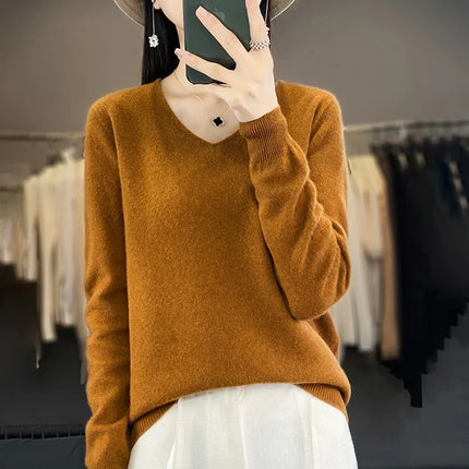 Womens Sweaters, Merino Wool Pullover for Fall and Winter – image 6