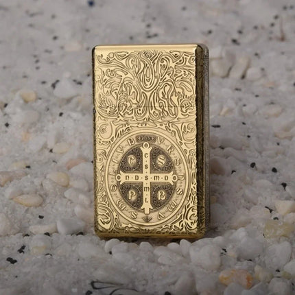 Vintage Cigarette Lighter, Flip Open Camping Lighter for Candles and Campfires – image 8