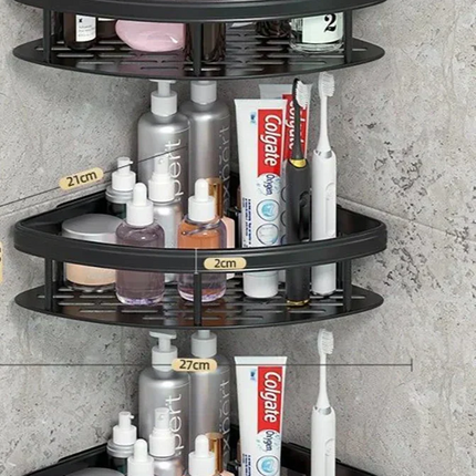 Bathroom Wall Shelf No Drill, Corner Shower Shelf – image 12
