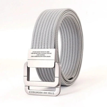 Mens Belt with Double Ring Buckle, Canvas Belt for Women – image 18