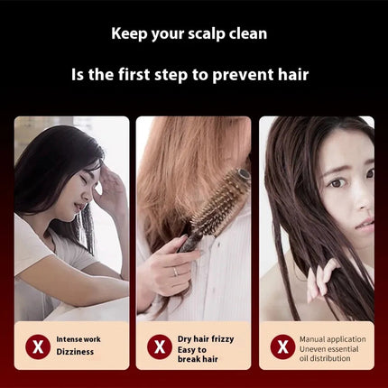 Scalp Massager for Hair Growth with Microcurrent & Red Light Therapy | Stimulate Follicles for Thicker, Healthier Hair 4