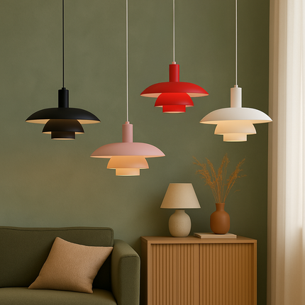 Scandinavian Pendant Lighting | Dimmable LED Fixture with Eco-Friendly Design | Perfect for Kitchen Island and Modern Interiors 3