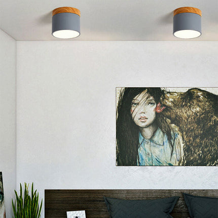 Scandinavian | Flush Mount Ceiling Light with 3-Color Switchable Feature | Compact Design for Ambient Illumination 2