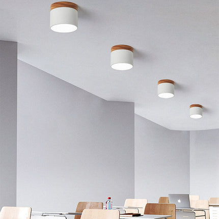 Scandinavian | Flush Mount Ceiling Light with 3-Color Switchable Feature | Compact Design for Ambient Illumination 5