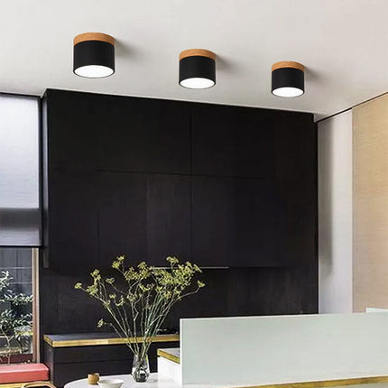 Scandinavian | Flush Mount Ceiling Light with 3-Color Switchable Feature | Compact Design for Ambient Illumination 6