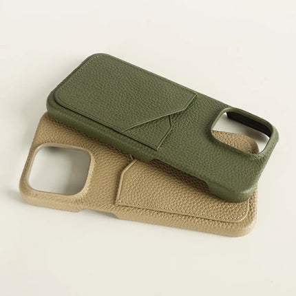 Leather iPhone Case with Card Holder
