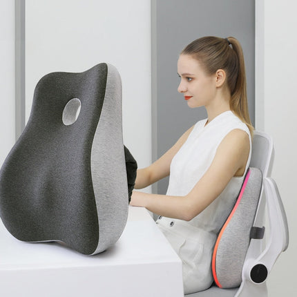 Memory Foam Seat Cushion with Lumbar Support Pillow, Tailbone Pain Cushion – image 13