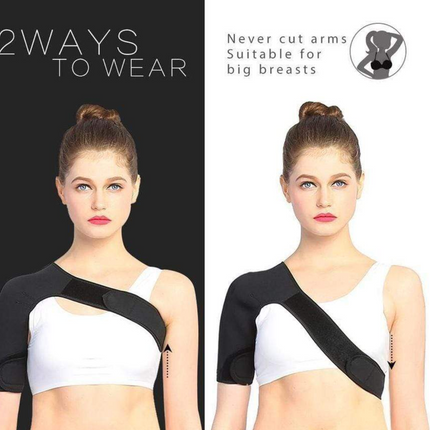 Shoulder Brace for Women, Adjustable Neoprene Shoulder Support for Rotator Cuff