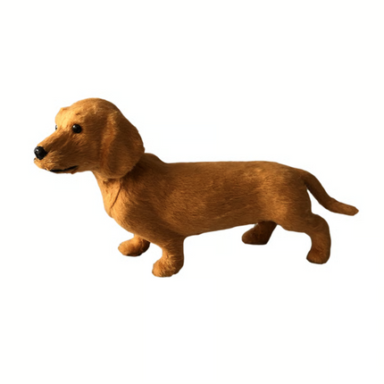 Interactive Stuffed Animal Dog with Touch Sensors, Realistic Plush Dog with Moving Eyes and Wagging Tail, Soft Plush Toy