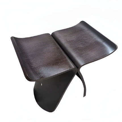 Rustic Wooden Stool for Entryway and Hallway, Nordic Wood Bench Seat for Living Room – image 11