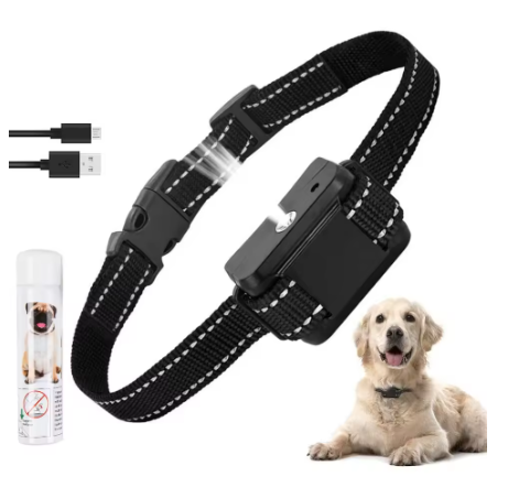 Bark Collars for Dogs, Citronella Spray Bark Collar for Small Dogs and Large Dogs, Rechargeable Anti Bark Collar