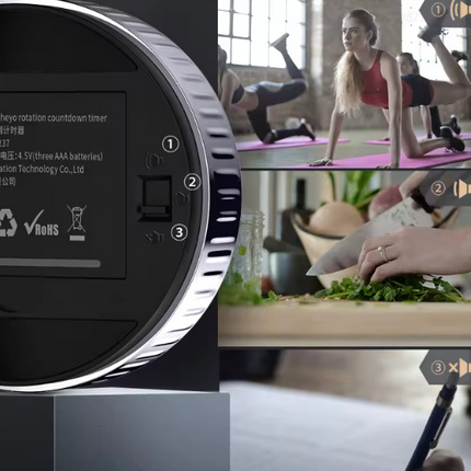 Countdown Timer, Digital Timer for Cooking with Loud Alarm and LED Display – image 5