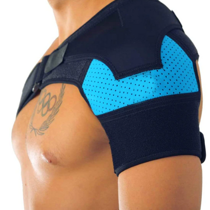 Shoulder Compression Sleeve for Men and Women, Rotator Cuff Brace with Adjustable Straps – image 4